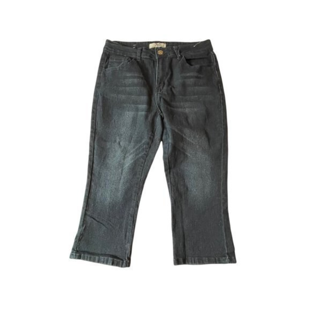AQ American Quality Women’s Jeans Capri Size 11‎ Blue Denim